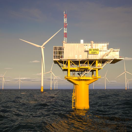 morska stacja elektroenergetyczna, BC-Wind, podpisanie umowy