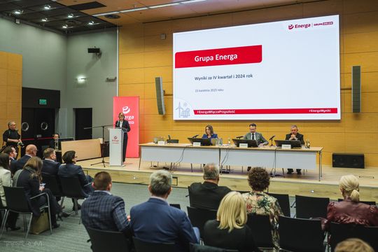 Energa, konferencja wynikowa za 2024 r., Gdańsk 2025