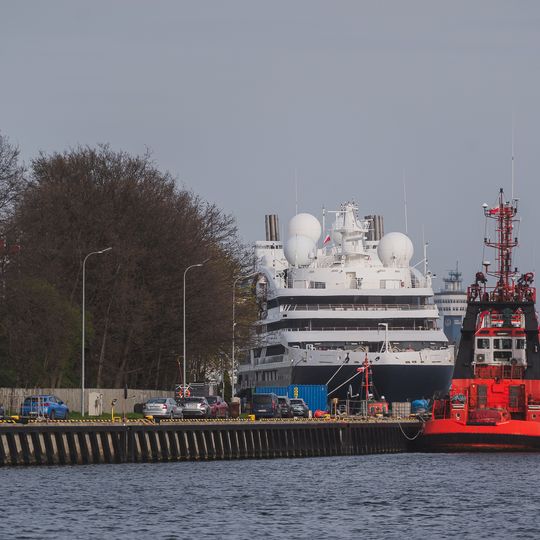 Wycieczkowiec Le Champlain w Porcie Gdańsk