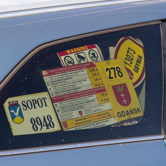 protest kierowców Ubera i Bolta, Gdańsk 2025