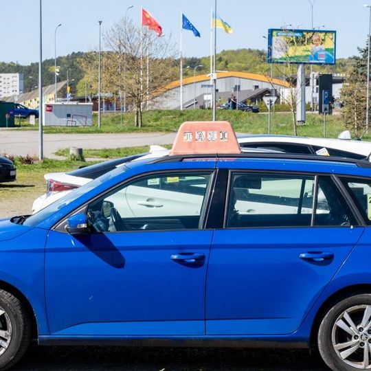 protest kierowców Ubera i Bolta, Gdańsk 2025