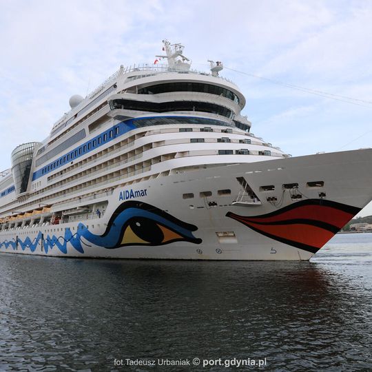 wycieczkowiec AIDAMar, Port Gdynia