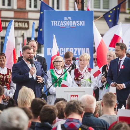 Rafał Trzaskowski w Kościerzynie