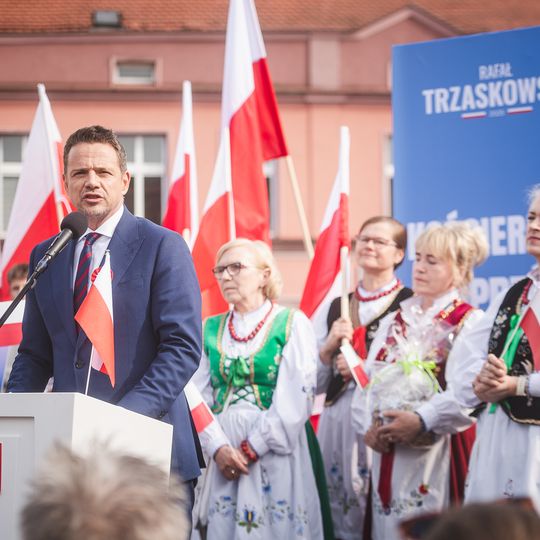 Rafał Trzaskowski w Kościerzynie
