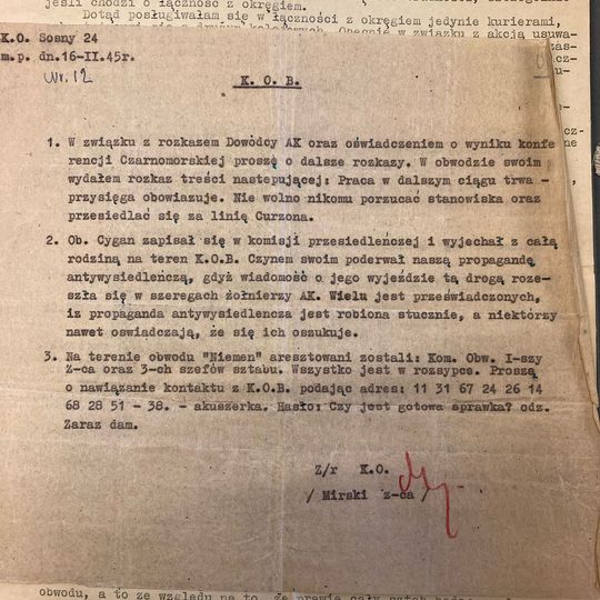 Cenne archiwum AK w zbiorach Muzeum II Wojny Światowej w Gdańsku