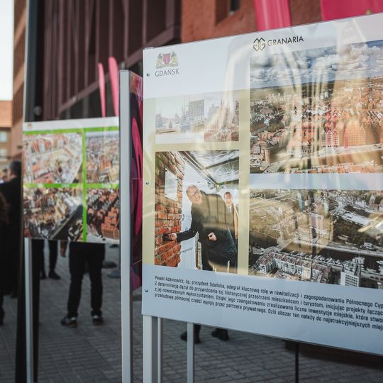 północny cypel Wyspy Spichrzów w Gdańsku po remoncie