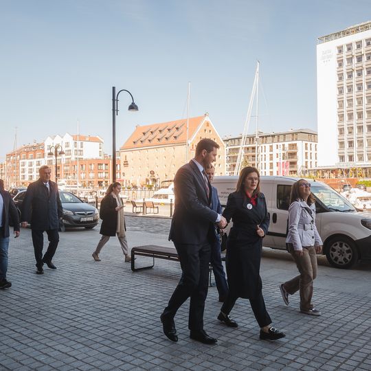 północny cypel Wyspy Spichrzów w Gdańsku po remoncie