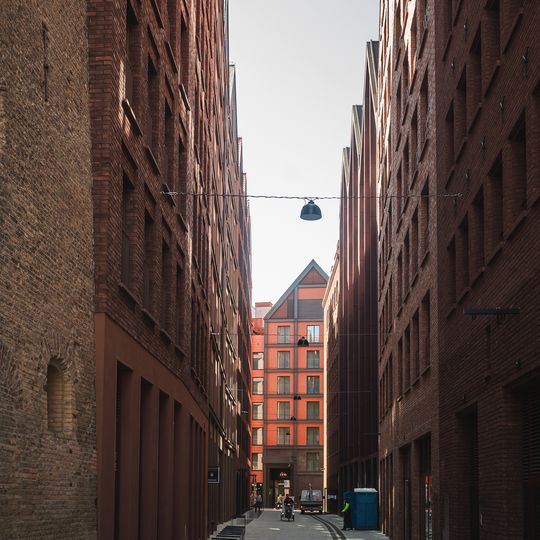 północny cypel Wyspy Spichrzów w Gdańsku po remoncie