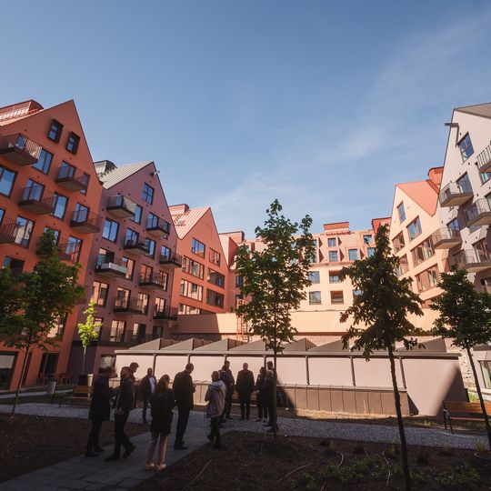 północny cypel Wyspy Spichrzów w Gdańsku po remoncie