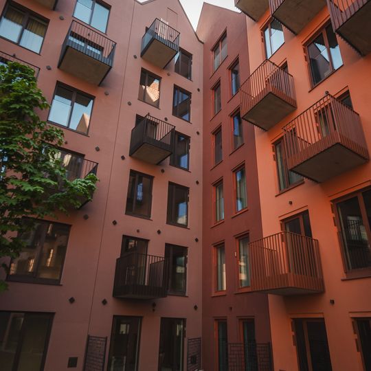 północny cypel Wyspy Spichrzów w Gdańsku po remoncie