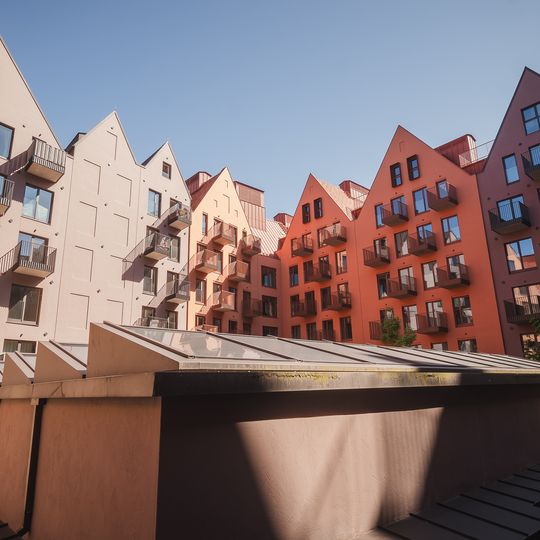 północny cypel Wyspy Spichrzów w Gdańsku po remoncie