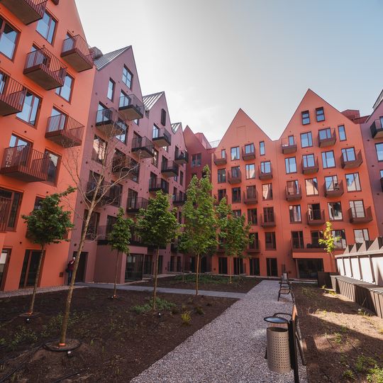 północny cypel Wyspy Spichrzów w Gdańsku po remoncie