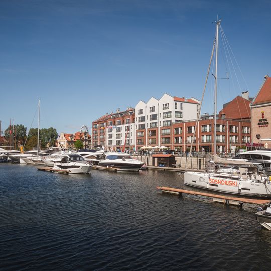 północny cypel Wyspy Spichrzów w Gdańsku po remoncie