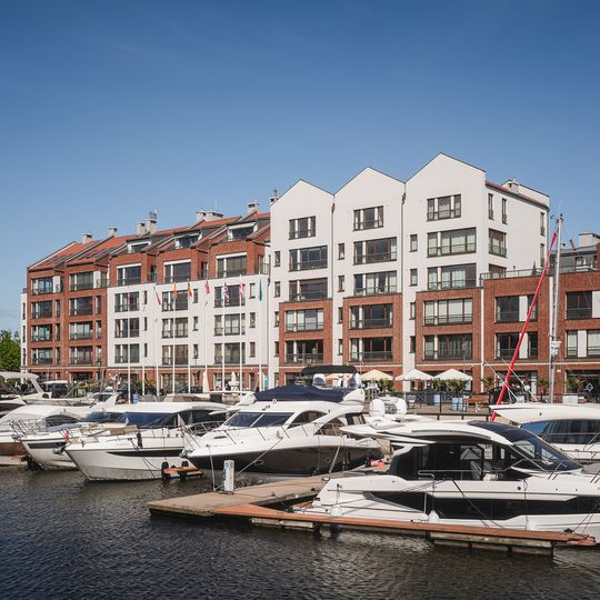 północny cypel Wyspy Spichrzów w Gdańsku po remoncie