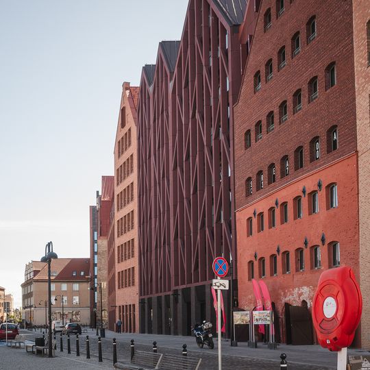 północny cypel Wyspy Spichrzów w Gdańsku po remoncie