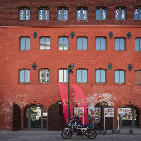 północny cypel Wyspy Spichrzów w Gdańsku po remoncie