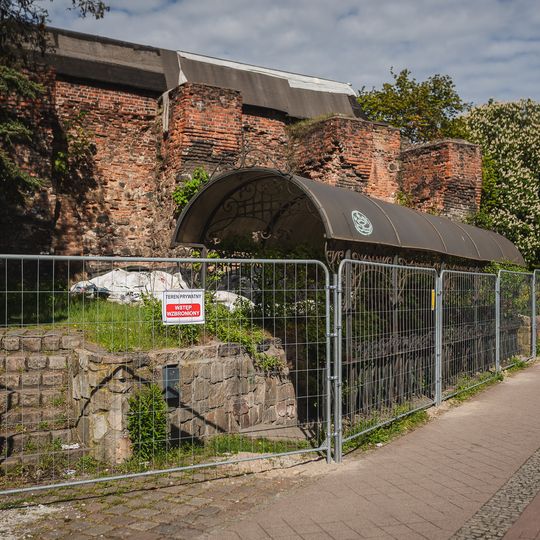 bastion św. Elżbiety w Gdańsku został ogrodzony