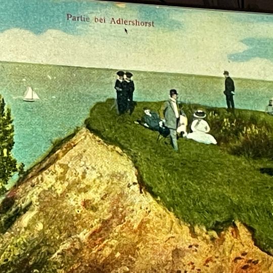 klif w Gdyni-Orłowie na archiwalnych zdjęciach