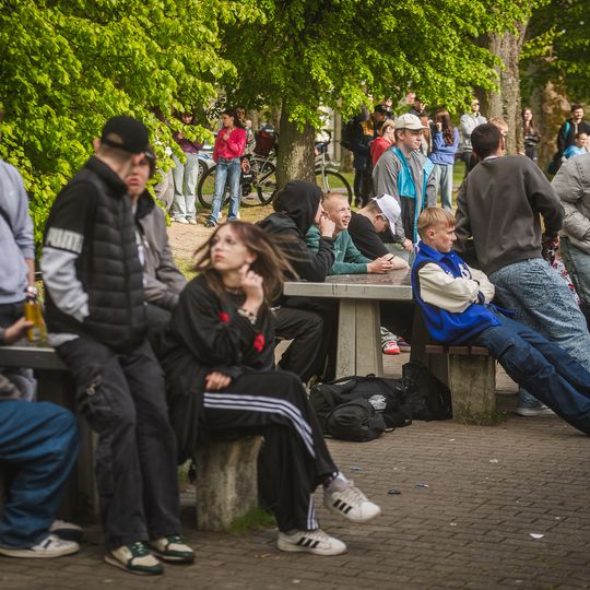 Sławomir Mentzen na spotkaniu z wyborcami w Kartuzach, 2025