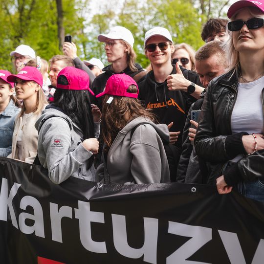 Sławomir Mentzen na spotkaniu z wyborcami w Kartuzach, 2025