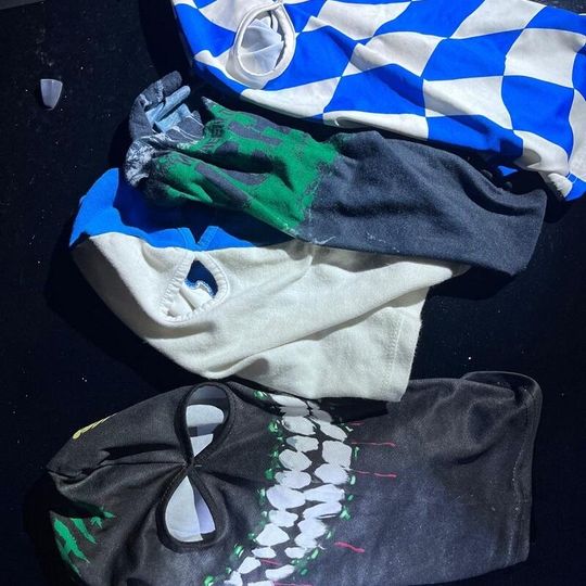 kontrola pseudokibiców, którzy chcieli wykonać nielegalne graffiti w Pelplinie