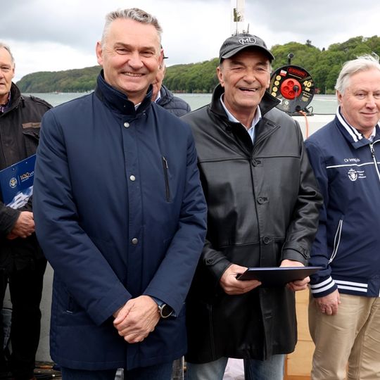 odsłonięcie tablicy Bohdana Sienkiewicza w Alei Żeglarstwa Polskiego w Gdyni