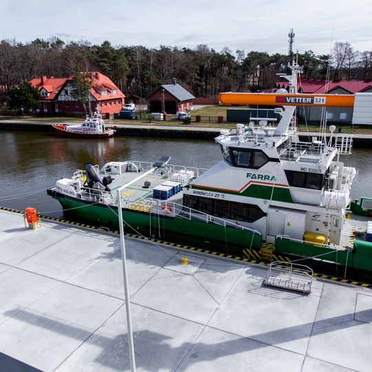 baza serwisowa morskiej farmy wiatrowej Baltic Power w Łebie
