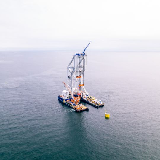 budowa morskiej farmy wiatrowej Baltic Power, maj 2025 roku