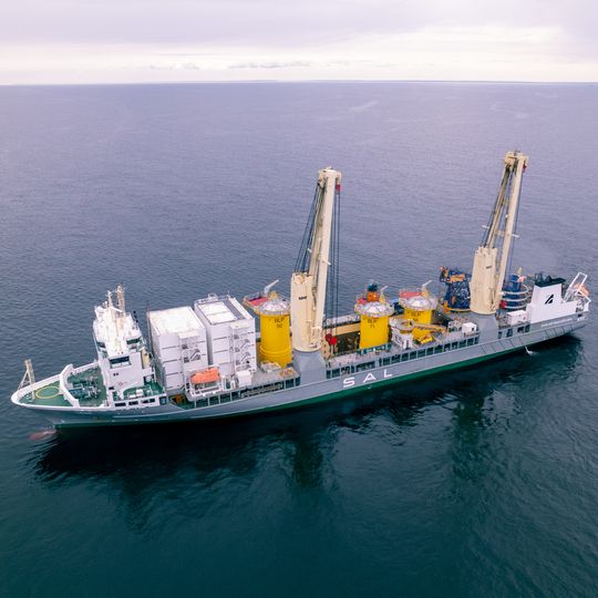 budowa morskiej farmy wiatrowej Baltic Power, maj 2025 roku