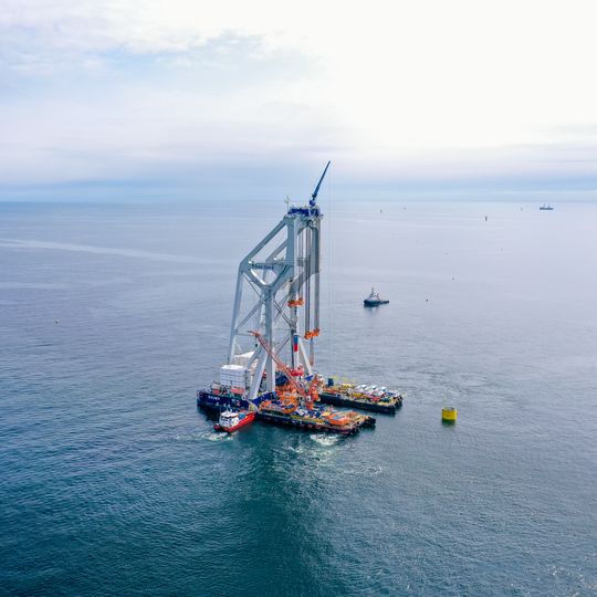 budowa morskiej farmy wiatrowej Baltic Power, maj 2025 roku