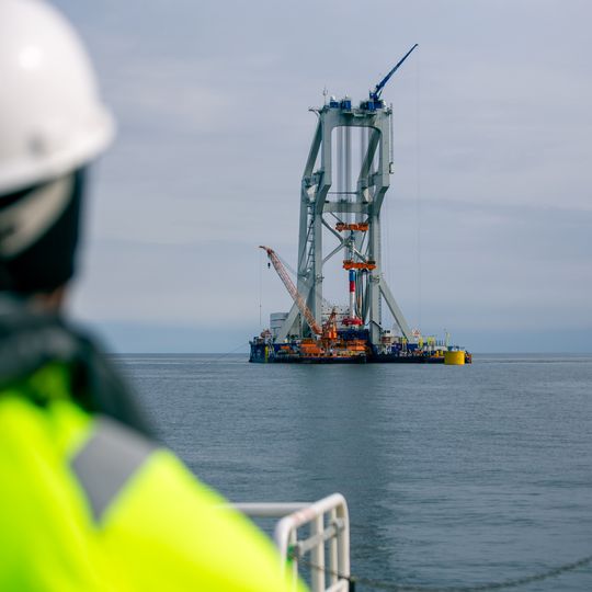 budowa morskiej farmy wiatrowej Baltic Power, maj 2025 roku