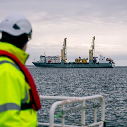 budowa morskiej farmy wiatrowej Baltic Power, maj 2025 roku