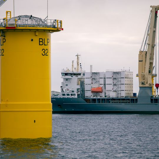 budowa morskiej farmy wiatrowej Baltic Power, maj 2025 roku