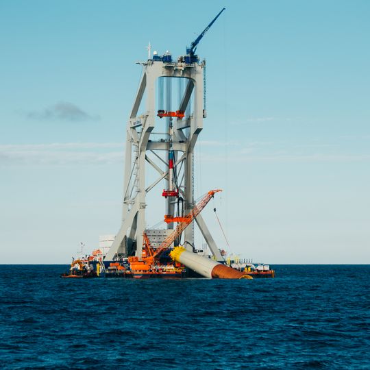 budowa morskiej farmy wiatrowej Baltic Power, maj 2025 roku