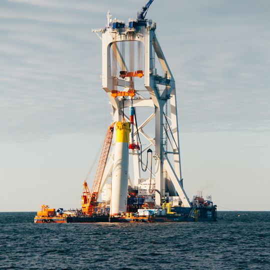 budowa morskiej farmy wiatrowej Baltic Power, maj 2025 roku