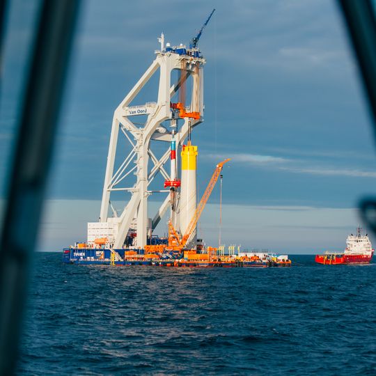 budowa morskiej farmy wiatrowej Baltic Power, maj 2025 roku