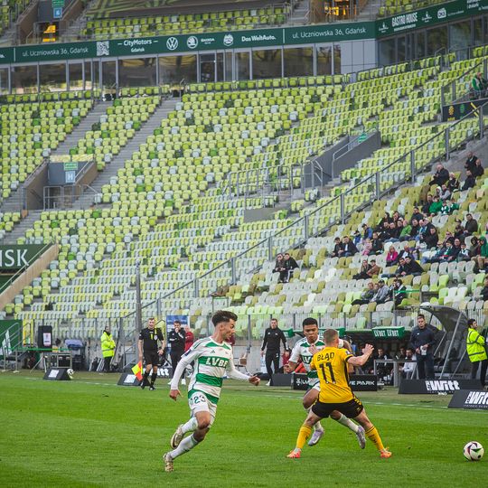 Lechia Gdańsk - GKS Katowice na stadionie w Gdańsku