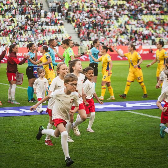 mecz Polska - Rumunia Ligi Narodów UEFA kobiet w Gdańsku