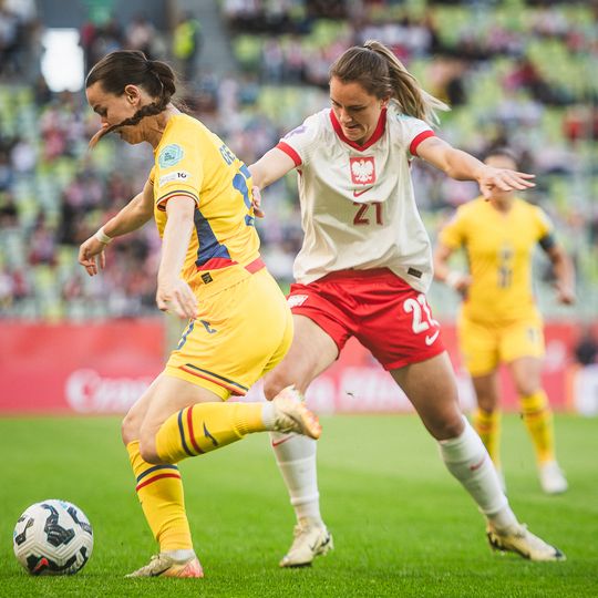 mecz Polska - Rumunia Ligi Narodów UEFA kobiet w Gdańsku