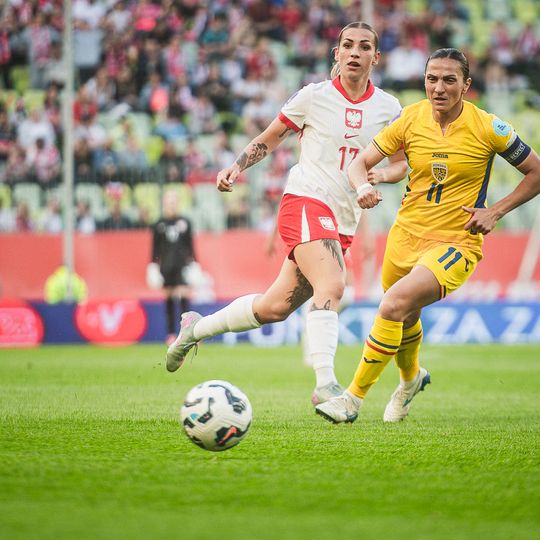 mecz Polska - Rumunia Ligi Narodów UEFA kobiet w Gdańsku