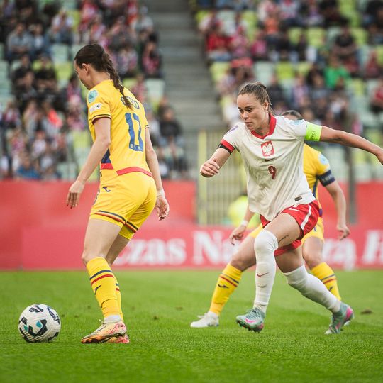 mecz Polska - Rumunia Ligi Narodów UEFA kobiet w Gdańsku