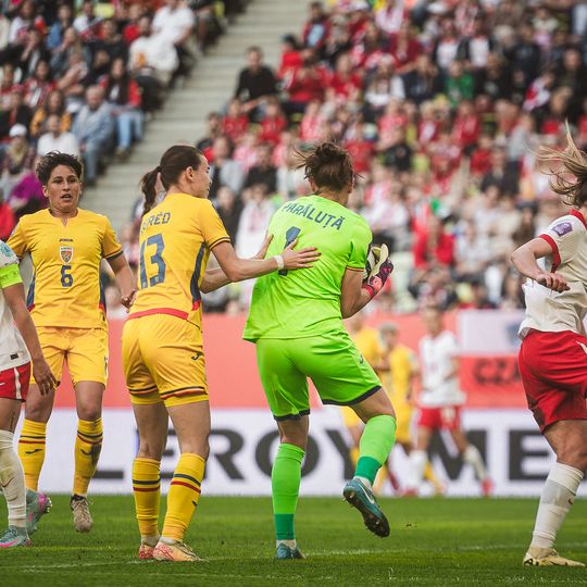 mecz Polska - Rumunia Ligi Narodów UEFA kobiet w Gdańsku