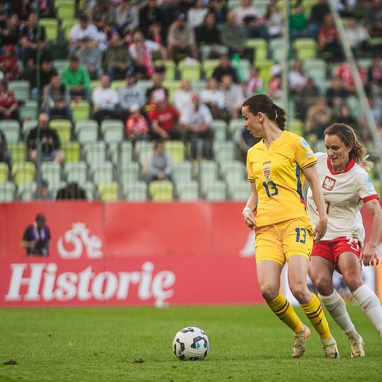 mecz Polska - Rumunia Ligi Narodów UEFA kobiet w Gdańsku