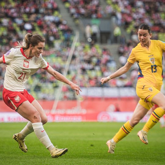 mecz Polska - Rumunia Ligi Narodów UEFA kobiet w Gdańsku