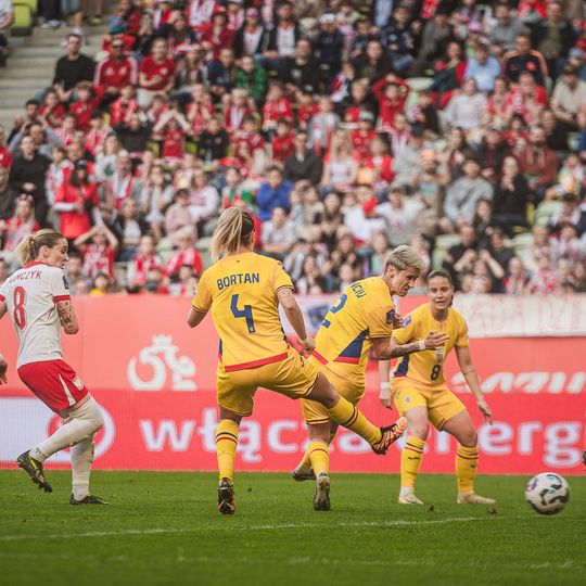 mecz Polska - Rumunia Ligi Narodów UEFA kobiet w Gdańsku