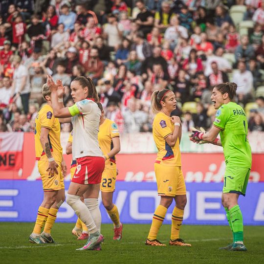 mecz Polska - Rumunia Ligi Narodów UEFA kobiet w Gdańsku