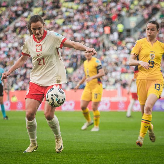 mecz Polska - Rumunia Ligi Narodów UEFA kobiet w Gdańsku