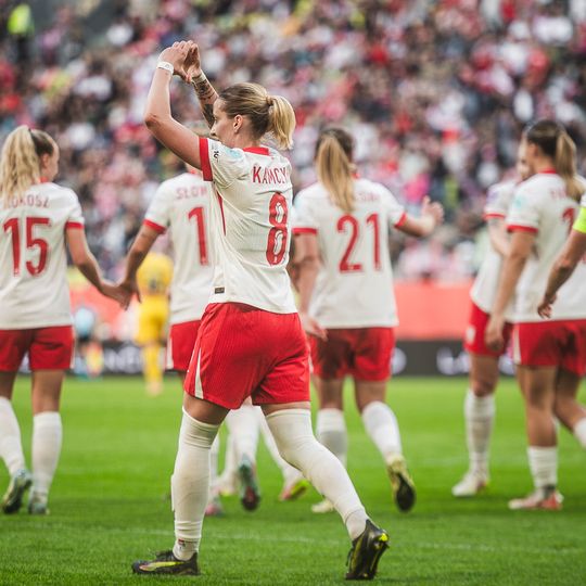 mecz Polska - Rumunia Ligi Narodów UEFA kobiet w Gdańsku
