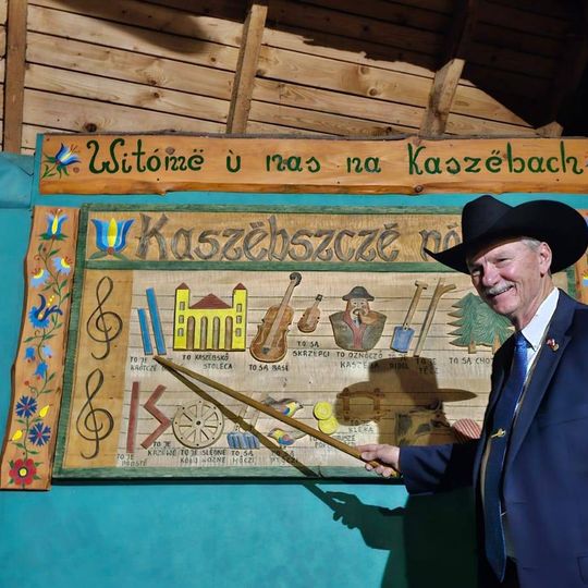 spotkanie studentów z Teksasu z kaszubskimi przedsiębiorcami i samorządowcami w Szymbarku