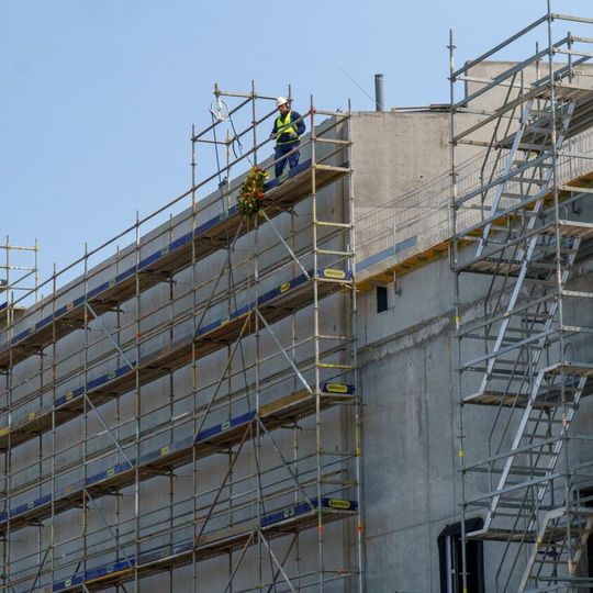 wiecha na nowej hali AmberExpo w Gdańsku